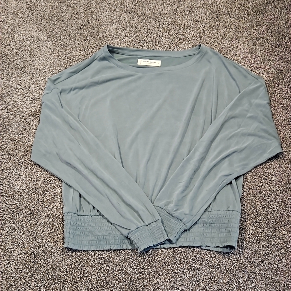 Womens Green Lucky Brand Shirt
